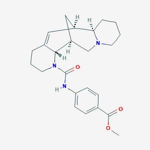 Methyl 4-[[(1S,2S,9R,10R)-3,15-diazatetracyclo[7.7.1.02,7.010,15]heptadec-7-ene-3-carbonyl]amino]benzoate