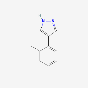 molecular formula C10H10N2 B3012174 4-(2-甲苯基)-1H-吡唑 CAS No. 872366-13-7