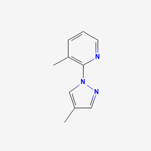 3-Methyl-2-(4-methylpyrazol-1-yl)pyridine