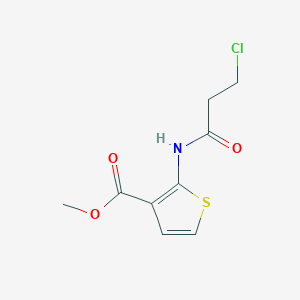 Methyl 2-[(3-chloropropanoyl)amino]-3-thiophenecarboxylate