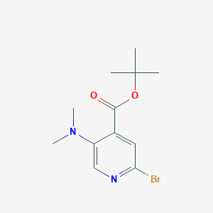 Tert-butyl 2-bromo-5-(dimethylamino)pyridine-4-carboxylate