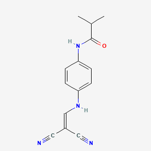 N-[4-(2,2-dicyanoethenylamino)phenyl]-2-methylpropanamide