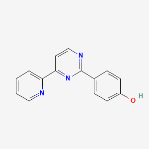 4-[4-(2-Pyridinyl)-2-pyrimidinyl]benzenol