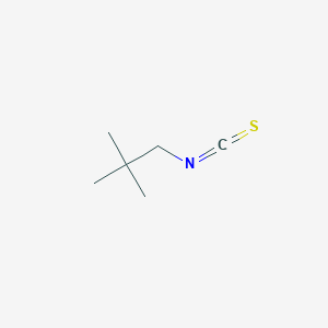 molecular formula C6H11NS B3012252 1-Isothiocyanato-2,2-dimethylpropane CAS No. 25343-65-1; 597-97-7