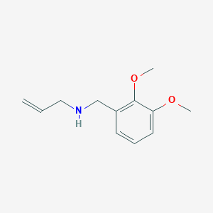 molecular formula C12H17NO2 B3012265 N-(2,3-dimethoxybenzyl)prop-2-en-1-amine CAS No. 849000-01-7