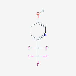 molecular formula C7H4F5NO B3012317 6-(Perfluoroethyl)pyridin-3-ol CAS No. 1346539-65-8