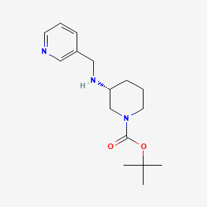 molecular formula C16H25N3O2 B3012339 (R)-叔丁基 3-[(吡啶-3-基甲基)氨基]哌啶-1-甲酸酯 CAS No. 1349699-77-9