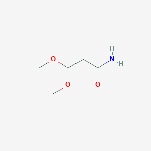 molecular formula C5H11NO3 B3012359 3,3-二甲氧基丙酰胺 CAS No. 6191-92-0