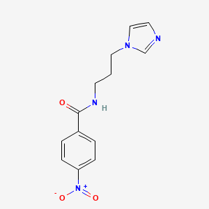 N-[3-(1H-imidazol-1-yl)propyl]-4-nitrobenzamide