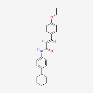 N-(4-cyclohexylphenyl)-3-(4-ethoxyphenyl)acrylamide