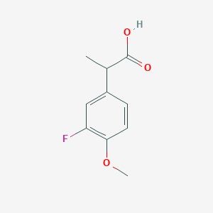 2-(3-Fluoro-4-methoxyphenyl)propanoic acid