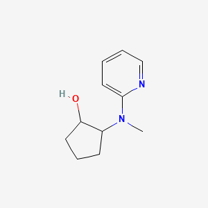 2-[Methyl(pyridin-2-yl)amino]cyclopentan-1-ol