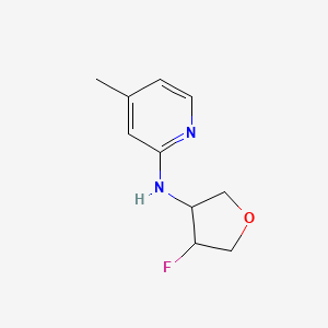molecular formula C10H13FN2O B3012444 N-(4-fluorooxolan-3-yl)-4-methylpyridin-2-amine CAS No. 2200612-87-7