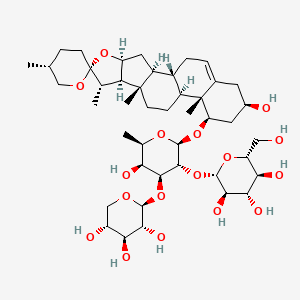 molecular formula C44H70O17 B3012473 Liriope muscari baily Saponins CAS No. 130551-41-6