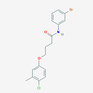 N-(3-bromophenyl)-4-(4-chloro-3-methylphenoxy)butanamide