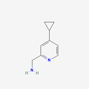 (4-Cyclopropylpyridin-2-yl)methanamine