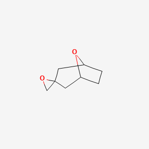 molecular formula C8H12O2 B3012501 Spiro[8-oxabicyclo[3.2.1]octane-3,2'-oxirane] CAS No. 76808-00-9