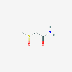 molecular formula C3H7NO2S B3012520 2-(Methylsulfinyl)acetamide CAS No. 81442-38-8