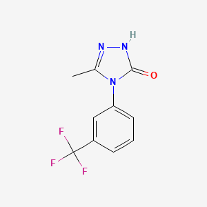 5-methyl-4-[3-(trifluoromethyl)phenyl]-2,4-dihydro-3H-1,2,4-triazol-3-one