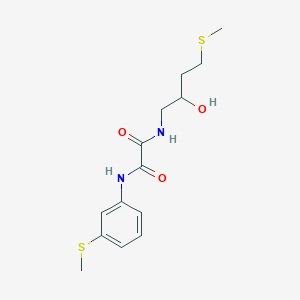 N-(2-Hydroxy-4-methylsulfanylbutyl)-N'-(3-methylsulfanylphenyl)oxamide