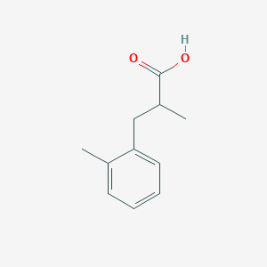 molecular formula C11H14O2 B3012557 2-Methyl-3-(2-methylphenyl)propanoic acid CAS No. 52086-51-8