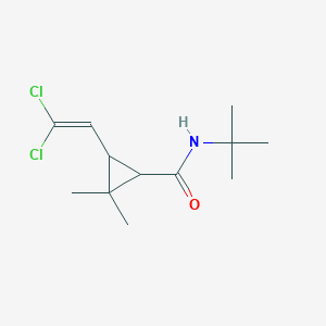 N-tert-butyl-3-(2,2-dichloroethenyl)-2,2-dimethylcyclopropanecarboxamide