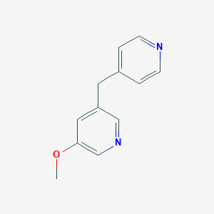 molecular formula C12H12N2O B3012582 3-Methoxy-5-(pyridin-4-ylmethyl)pyridine CAS No. 2253638-48-9