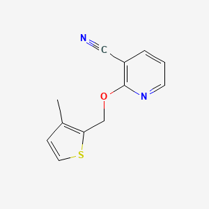 2-[(3-Methylthiophen-2-yl)methoxy]pyridine-3-carbonitrile