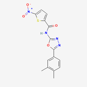 N-(5-(3,4-dimethylphenyl)-1,3,4-oxadiazol-2-yl)-5-nitrothiophene-2-carboxamide