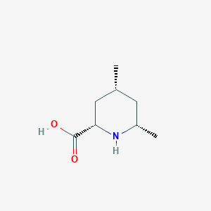 molecular formula C8H15NO2 B3012602 (2S,4R,6S)-4,6-二甲基哌啶-2-羧酸 CAS No. 2089245-52-1