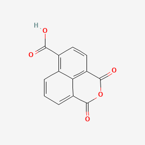 molecular formula C13H6O5 B3012623 1,3-二氧代-1H,3H-苯并[de]异色𬭩-6-羧酸 CAS No. 1146-73-2