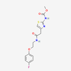 Methyl (4-(2-((2-(4-fluorophenoxy)ethyl)amino)-2-oxoethyl)thiazol-2-yl)carbamate