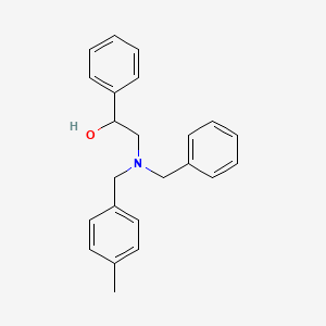 2-[Benzyl(4-methylbenzyl)amino]-1-phenylethanol