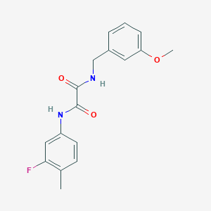 N1-(3-fluoro-4-methylphenyl)-N2-(3-methoxybenzyl)oxalamide