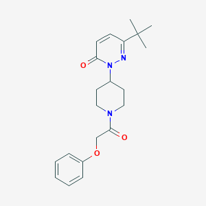 6-Tert-butyl-2-[1-(2-phenoxyacetyl)piperidin-4-yl]pyridazin-3-one