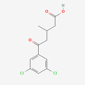 5-(3,5-Dichlorophenyl)-3-methyl-5-oxovaleric acid