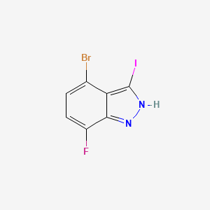 4-Bromo-7-fluoro-3-iodo-2H-indazole