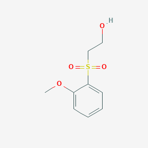 molecular formula C9H12O4S B3012741 2-Methoxyphenylsulfonylethanol CAS No. 75259-57-3