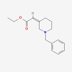ethyl (2Z)-2-(1-benzylpiperidin-3-ylidene)acetate