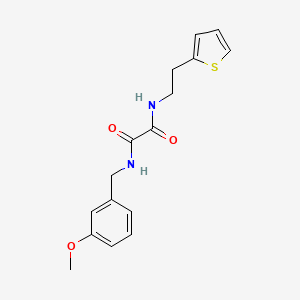 molecular formula C16H18N2O3S B3012767 N1-(3-methoxybenzyl)-N2-(2-(thiophen-2-yl)ethyl)oxalamide CAS No. 1211815-29-0