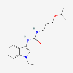 1-(1-ethyl-1H-indol-3-yl)-3-(3-isopropoxypropyl)urea