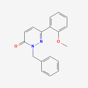molecular formula C18H16N2O2 B3012782 2-benzyl-6-(2-methoxyphenyl)pyridazin-3(2H)-one CAS No. 922975-30-2
