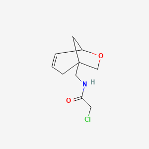 2-Chloro-N-(6-oxabicyclo[3.2.1]oct-3-en-1-ylmethyl)acetamide