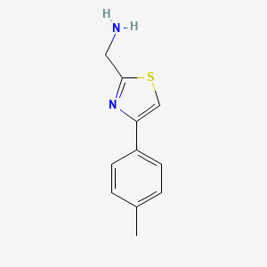 [4-(4-Methylphenyl)-1,3-thiazol-2-yl]methanamine