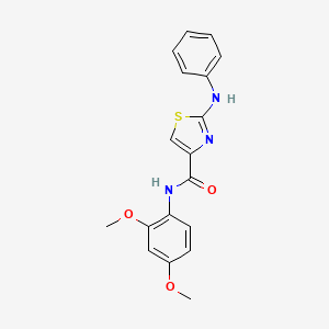 N-(2,4-dimethoxyphenyl)-2-(phenylamino)thiazole-4-carboxamide