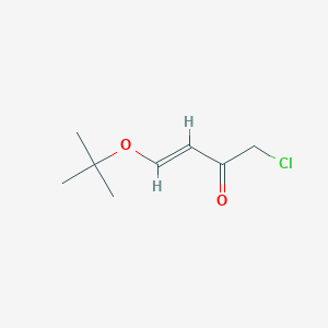 B3012883 4-(tert-Butoxy)-1-chlorobut-3-en-2-one CAS No. 1909358-94-6