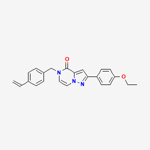 2-(4-ethoxyphenyl)-5-(4-vinylbenzyl)pyrazolo[1,5-a]pyrazin-4(5H)-one