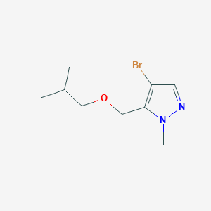 4-bromo-5-(isobutoxymethyl)-1-methyl-1H-pyrazole