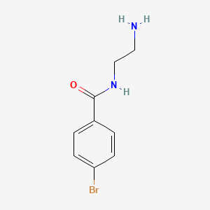 molecular formula C9H11BrN2O B3012899 N-(2-aminoethyl)-4-bromobenzamide CAS No. 152535-04-1