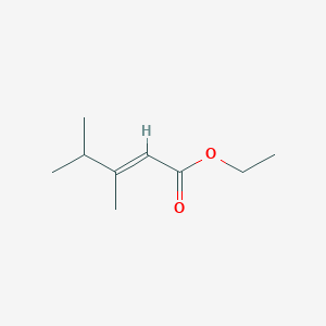 molecular formula C9H16O2 B3012925 Ethyl 3,4-dimethylpent-2-enoate CAS No. 21016-44-4